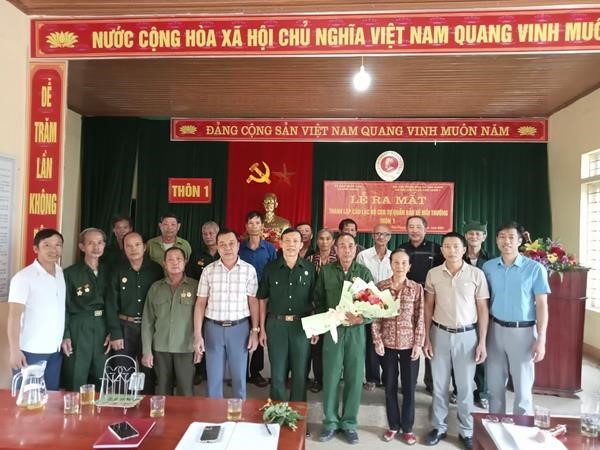 Sơn Giang: Ra mắt câu lạc bộ CCB tự quản bảo vệ môi trường